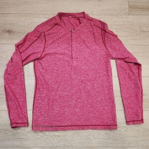 Lululemon Surge Warm Long Sleeve Henley, Medium